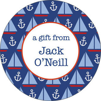 Sailboats Gift Stickers